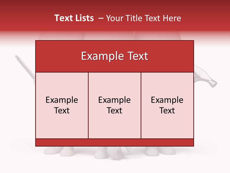 Screwdriver Construction Service PowerPoint Template