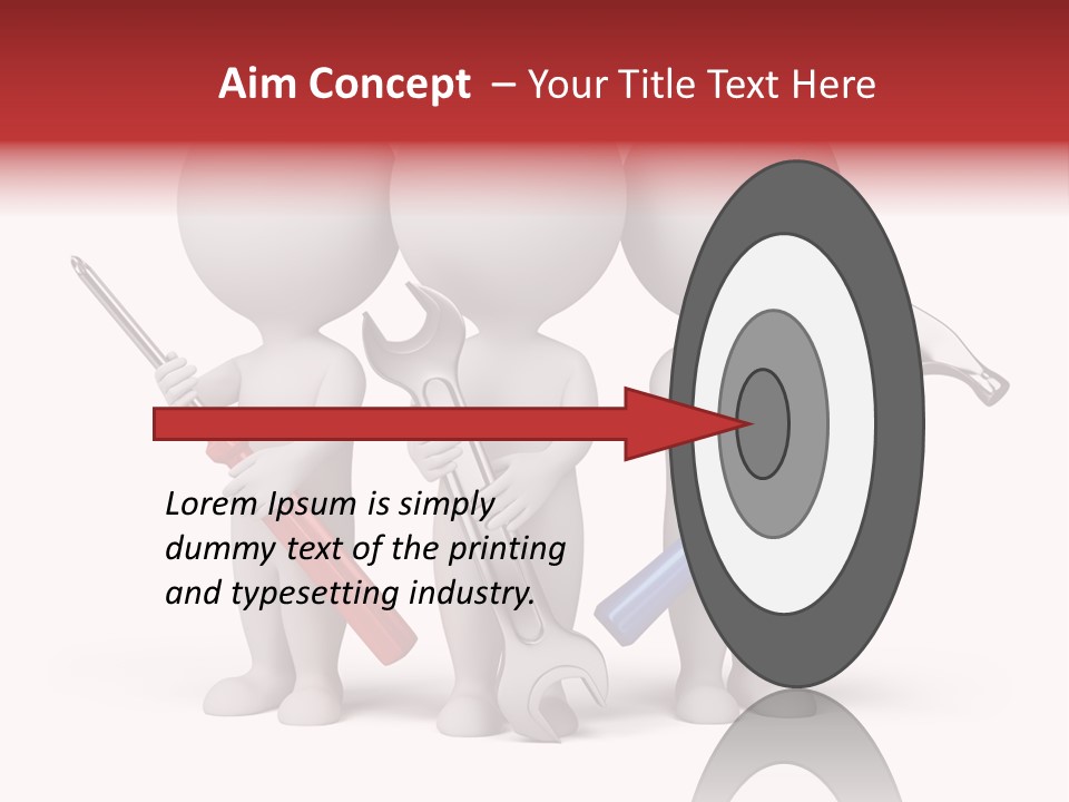Screwdriver Construction Service PowerPoint Template