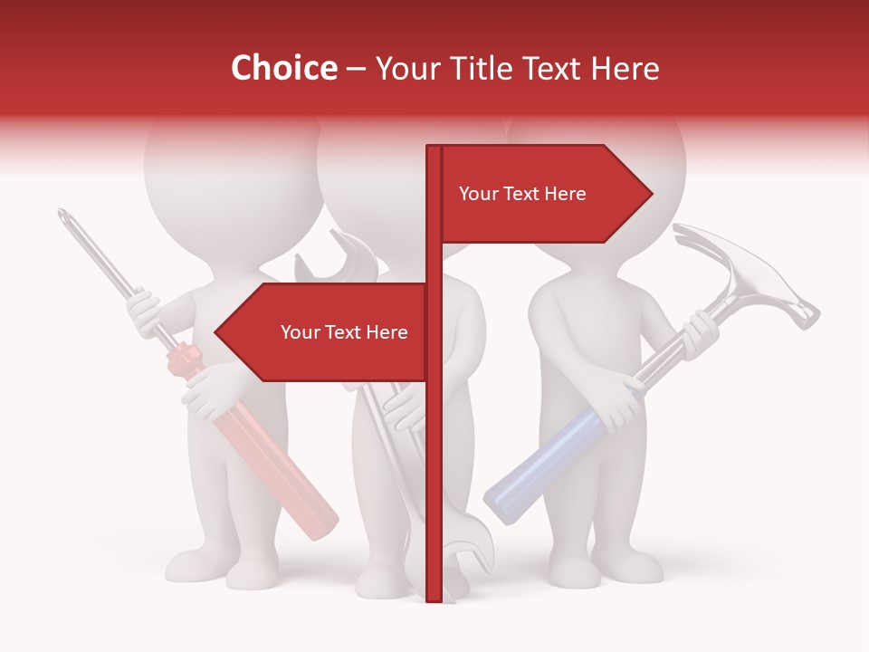 Screwdriver Construction Service PowerPoint Template