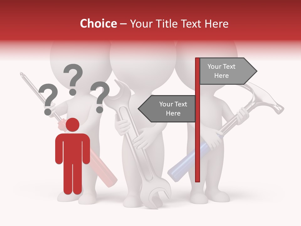 Screwdriver Construction Service PowerPoint Template
