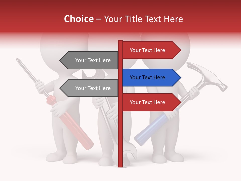 Screwdriver Construction Service PowerPoint Template