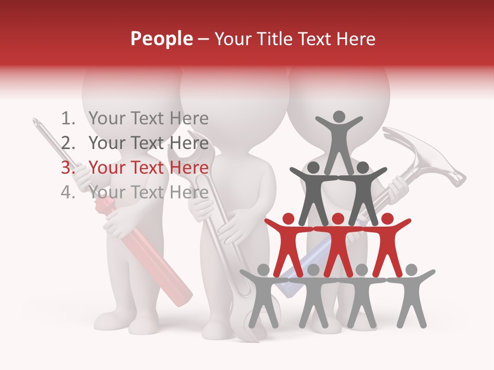 Screwdriver Construction Service PowerPoint Template
