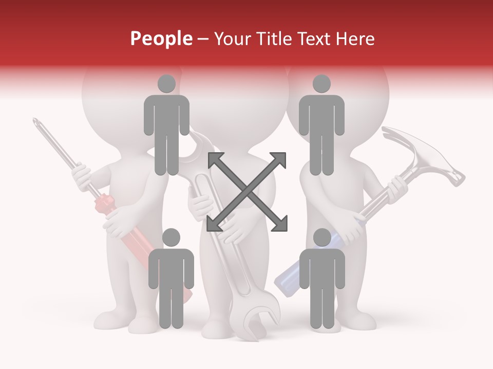 Screwdriver Construction Service PowerPoint Template