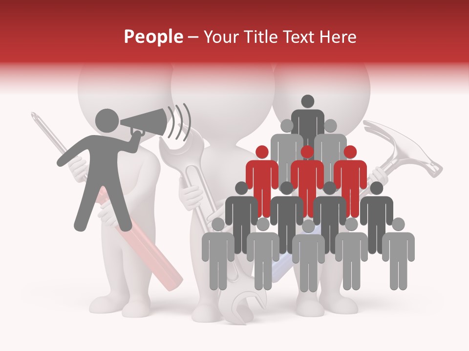 Screwdriver Construction Service PowerPoint Template