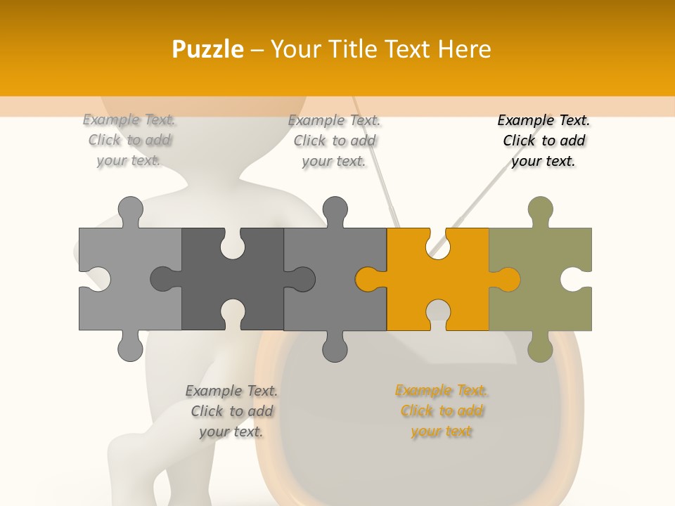 Yellow Shiny Illustration PowerPoint Template