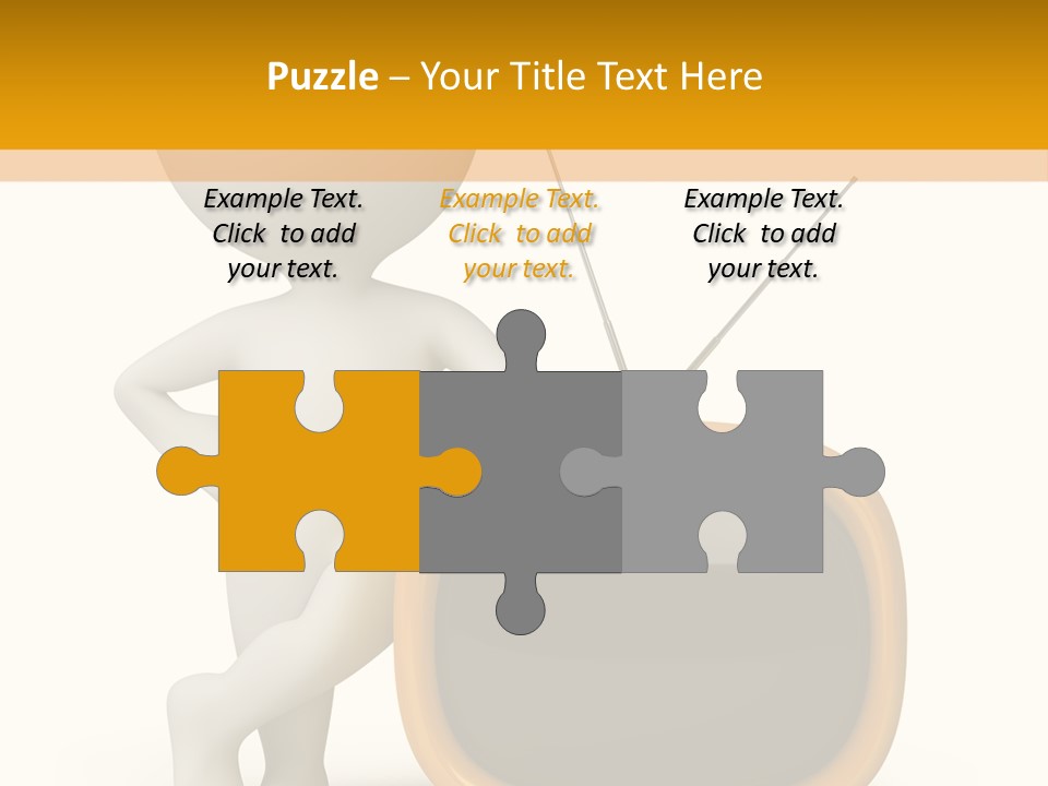 Yellow Shiny Illustration PowerPoint Template