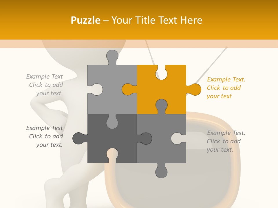Yellow Shiny Illustration PowerPoint Template