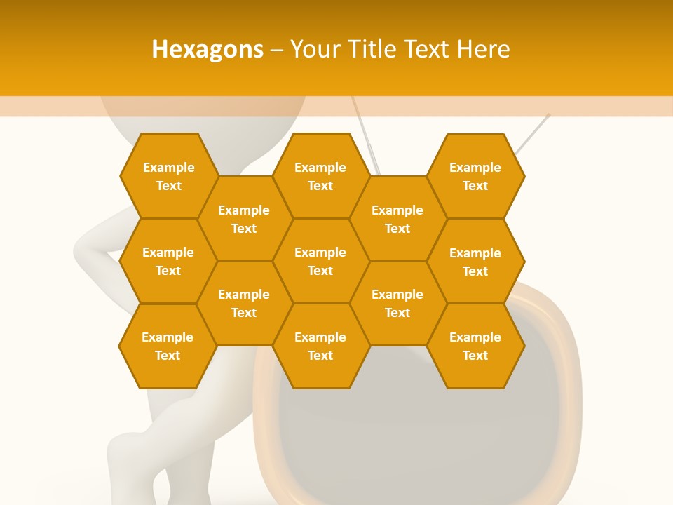 Yellow Shiny Illustration PowerPoint Template