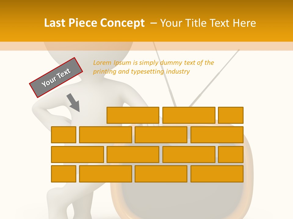 Yellow Shiny Illustration PowerPoint Template