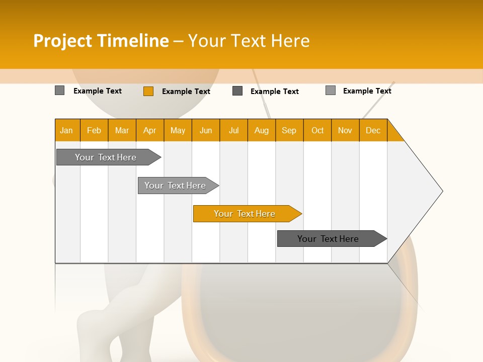 Yellow Shiny Illustration PowerPoint Template
