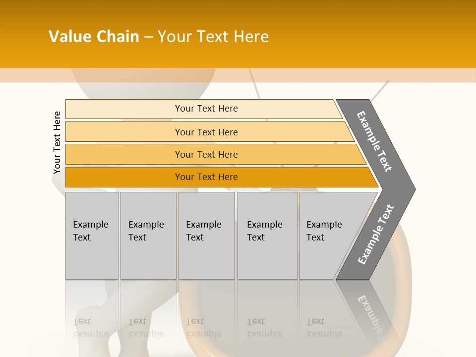 Yellow Shiny Illustration PowerPoint Template