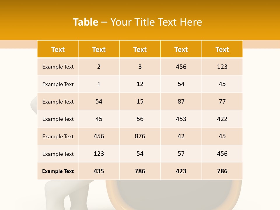 Yellow Shiny Illustration PowerPoint Template