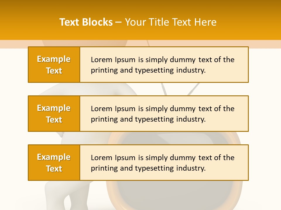 Yellow Shiny Illustration PowerPoint Template