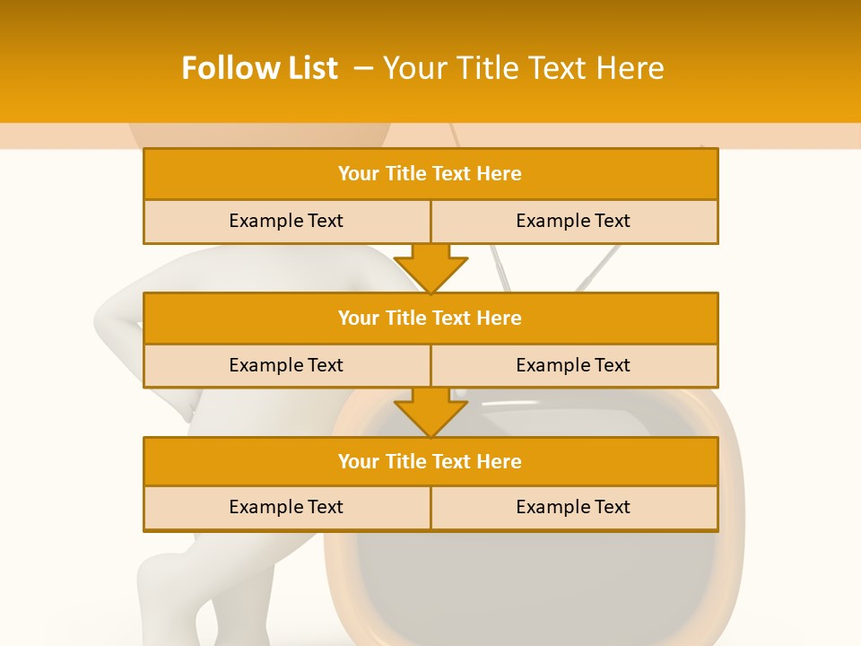 Yellow Shiny Illustration PowerPoint Template