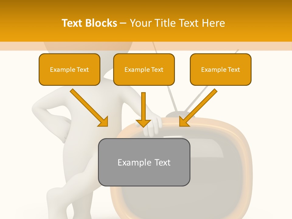 Yellow Shiny Illustration PowerPoint Template