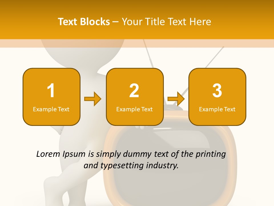 Yellow Shiny Illustration PowerPoint Template