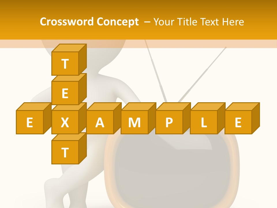 Yellow Shiny Illustration PowerPoint Template