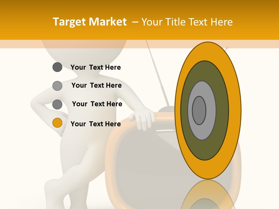 Yellow Shiny Illustration PowerPoint Template