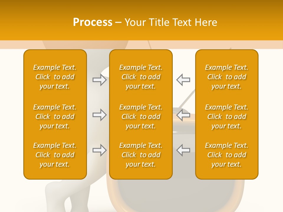 Yellow Shiny Illustration PowerPoint Template