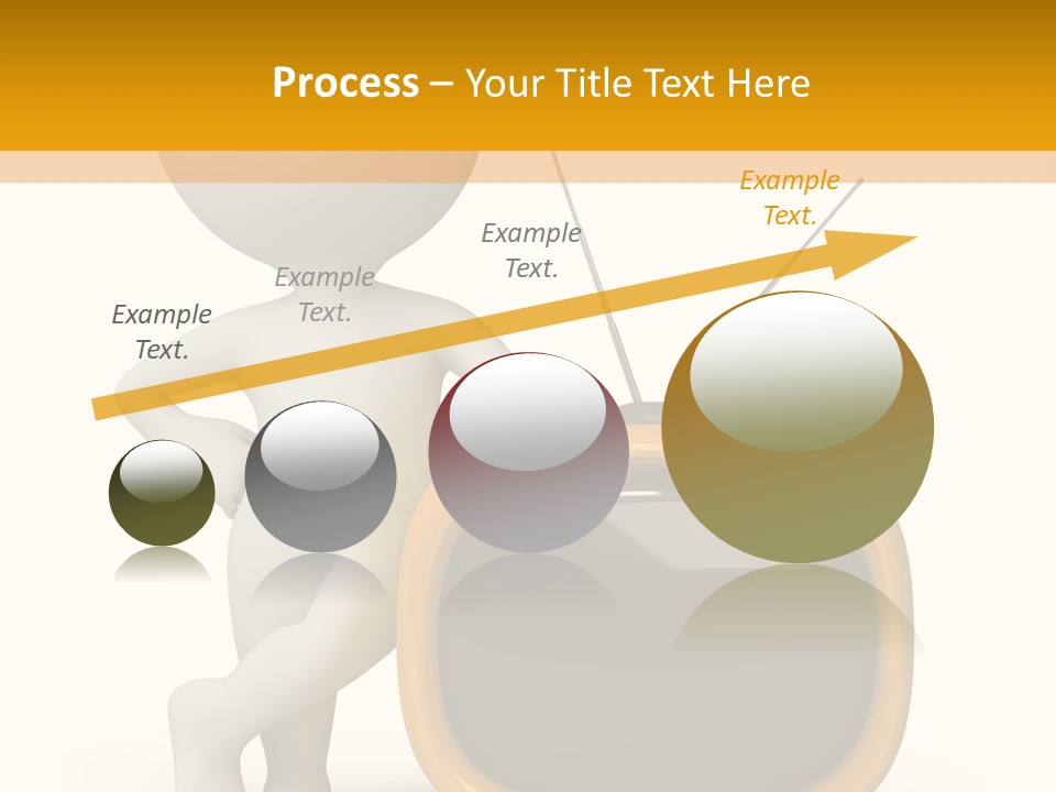 Yellow Shiny Illustration PowerPoint Template