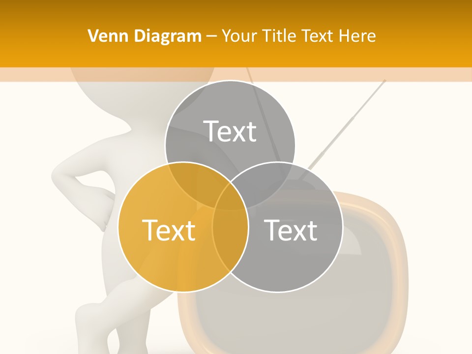 Yellow Shiny Illustration PowerPoint Template