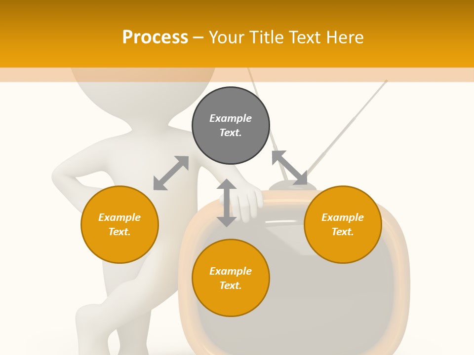 Yellow Shiny Illustration PowerPoint Template