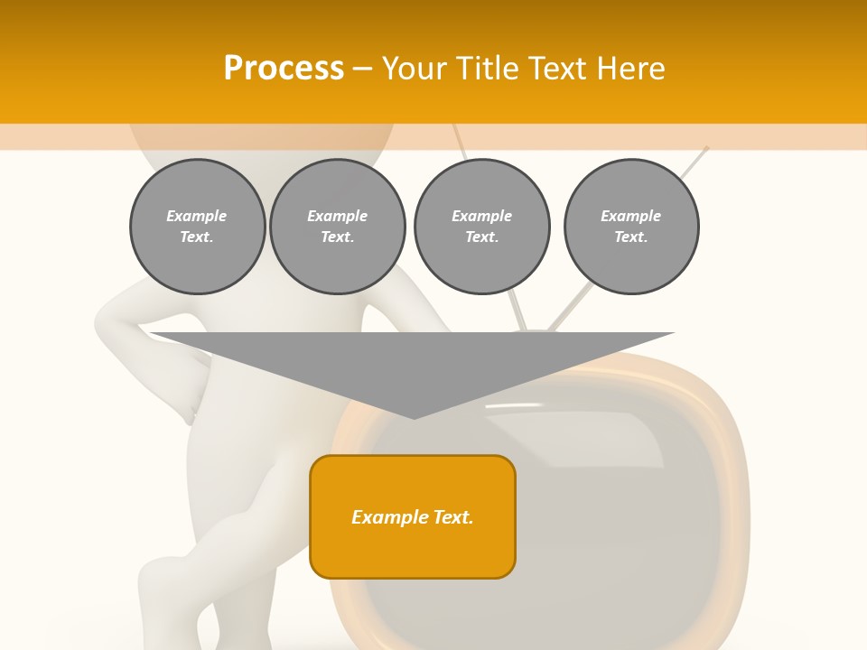 Yellow Shiny Illustration PowerPoint Template