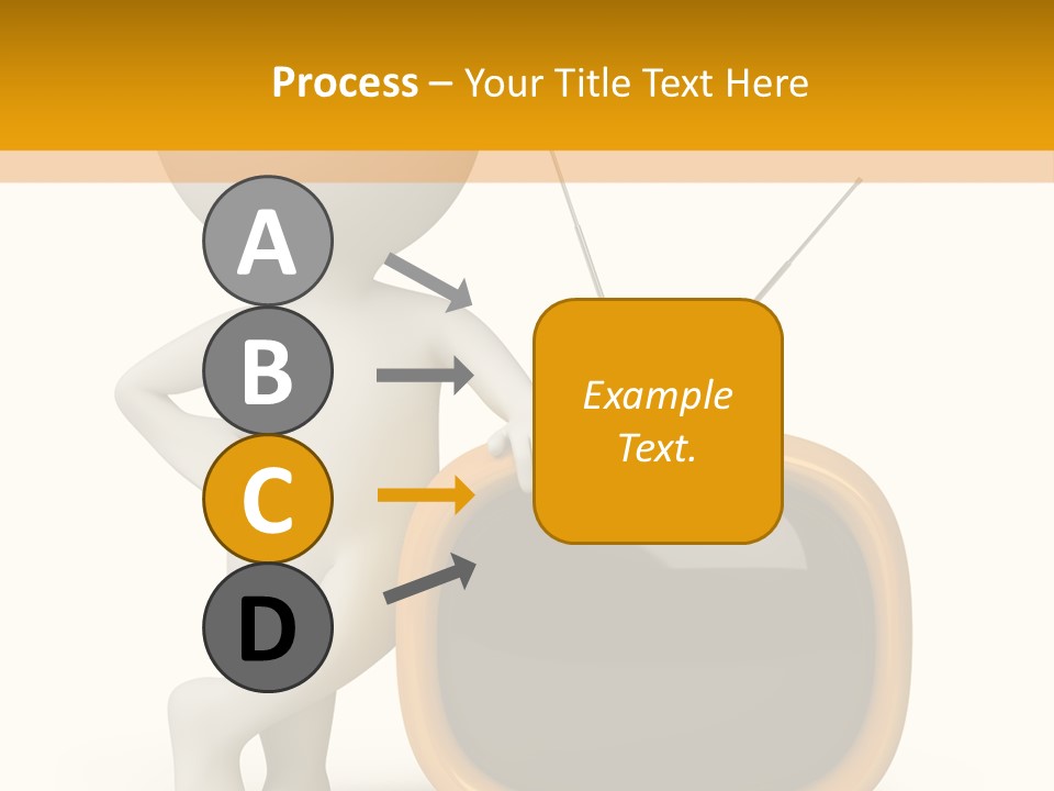 Yellow Shiny Illustration PowerPoint Template