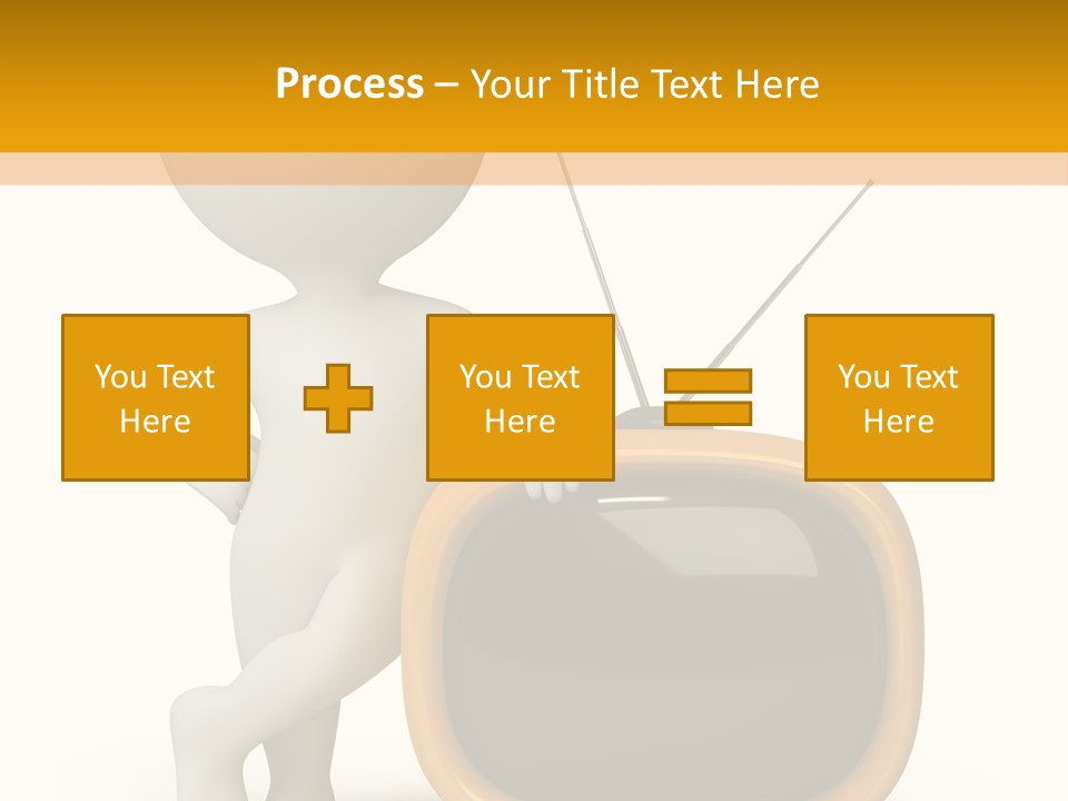 Yellow Shiny Illustration PowerPoint Template