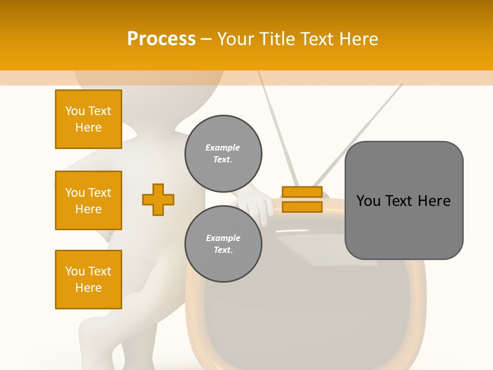 Yellow Shiny Illustration PowerPoint Template