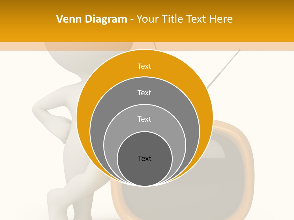 Yellow Shiny Illustration PowerPoint Template