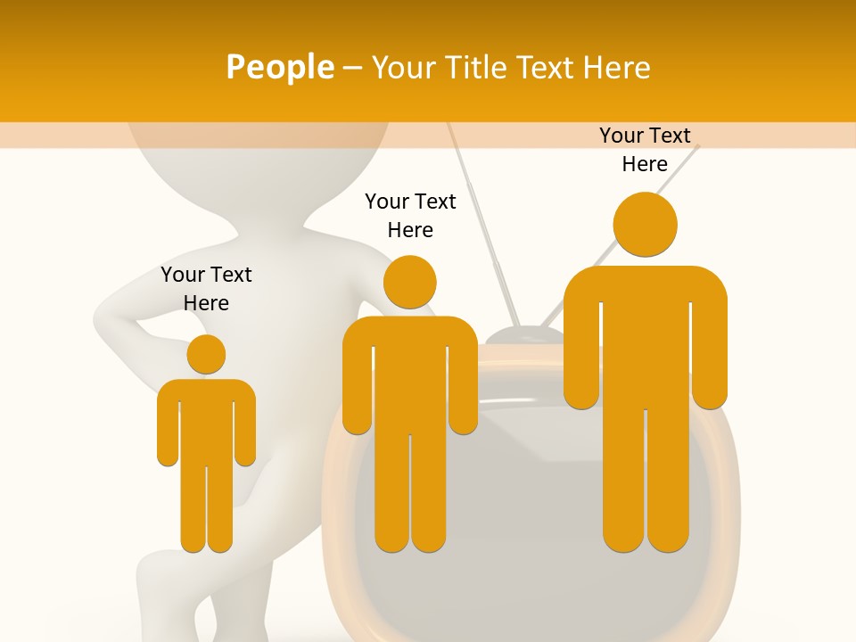 Yellow Shiny Illustration PowerPoint Template