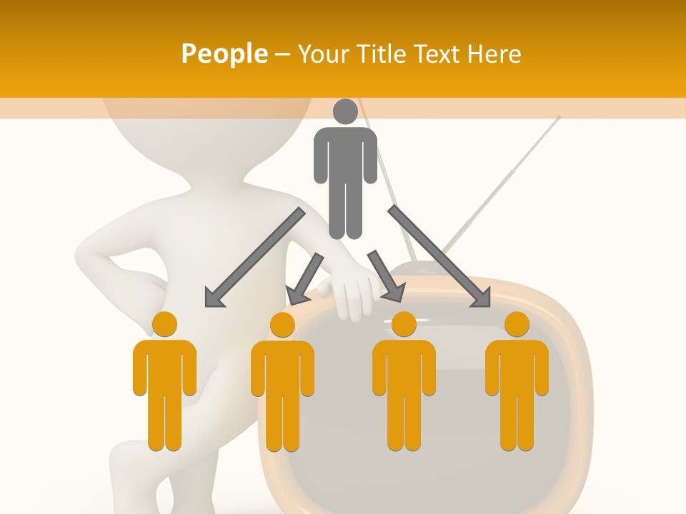 Yellow Shiny Illustration PowerPoint Template
