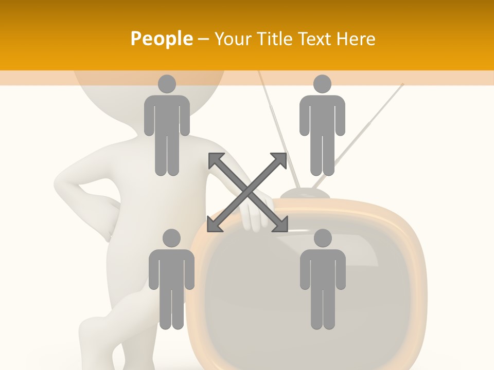 Yellow Shiny Illustration PowerPoint Template