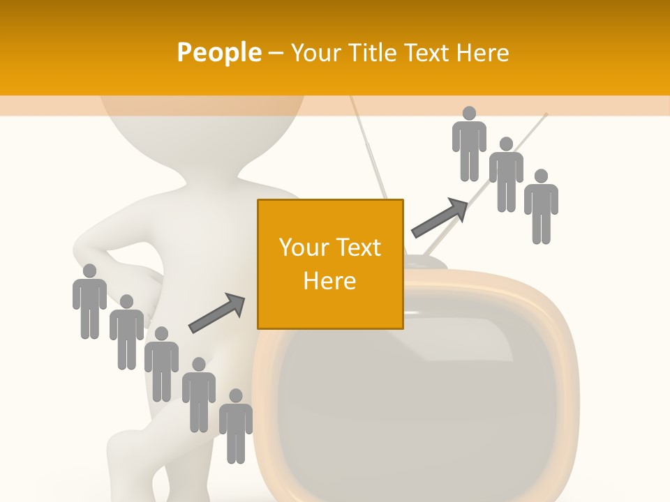 Yellow Shiny Illustration PowerPoint Template