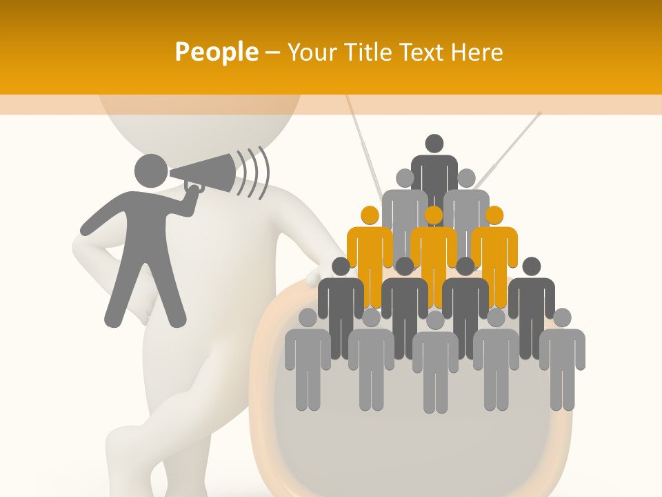 Yellow Shiny Illustration PowerPoint Template