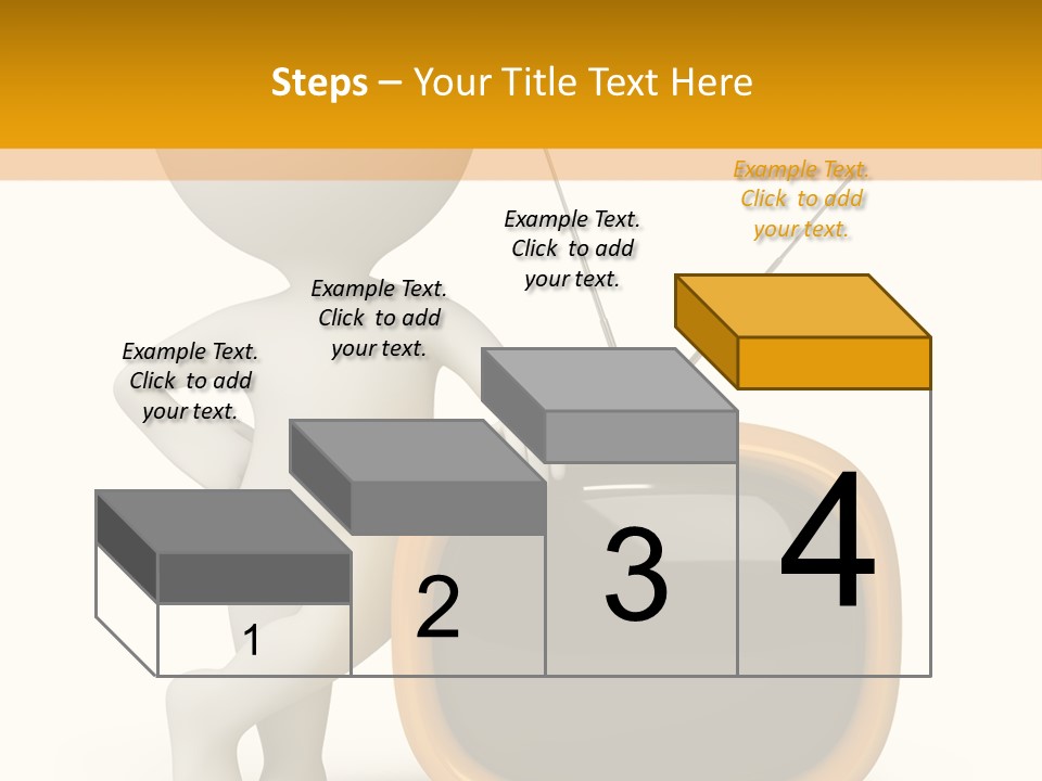 Yellow Shiny Illustration PowerPoint Template