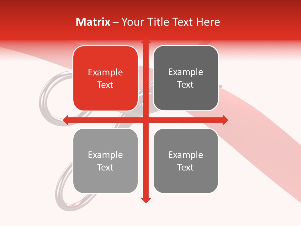 Success Scissors Cut PowerPoint Template