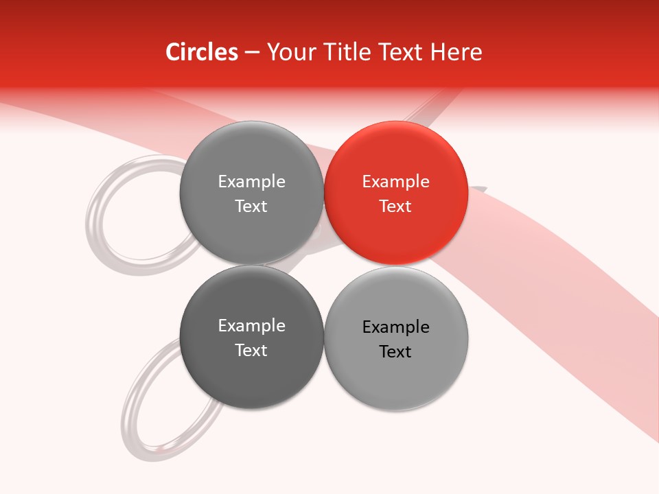 Success Scissors Cut PowerPoint Template