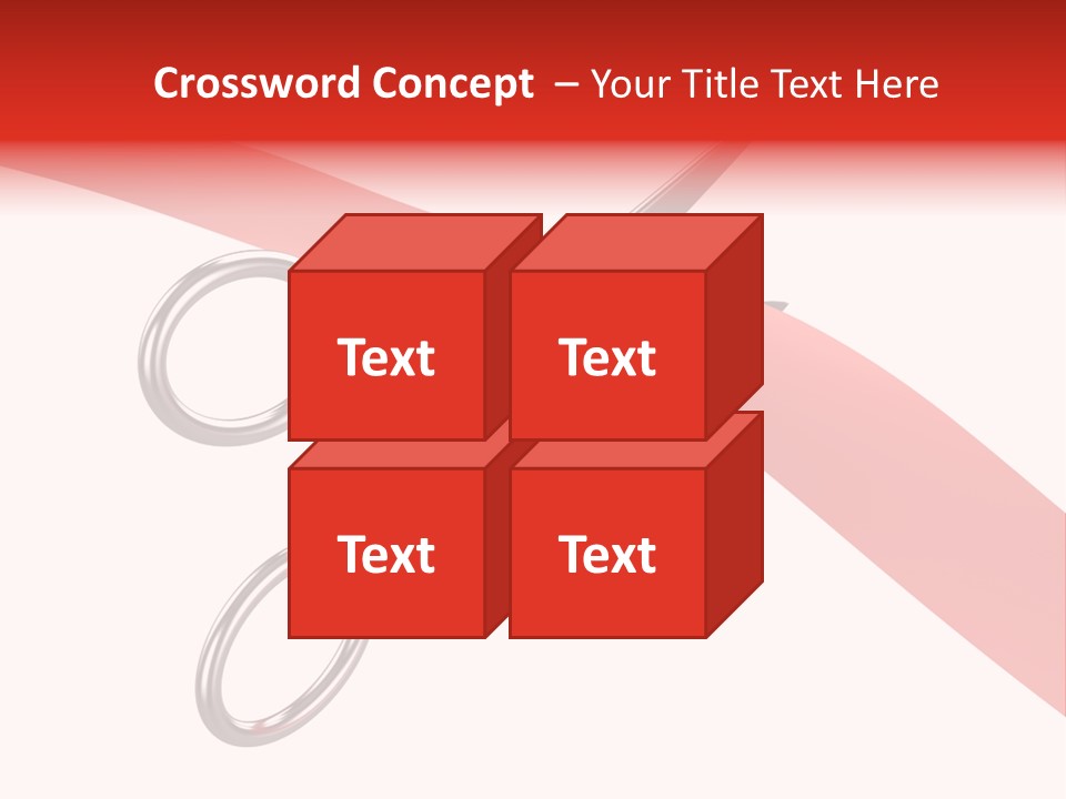 Success Scissors Cut PowerPoint Template