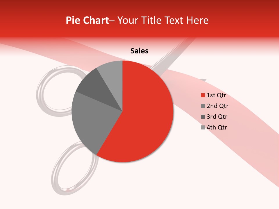 Success Scissors Cut PowerPoint Template