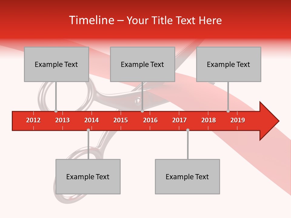 Success Scissors Cut PowerPoint Template