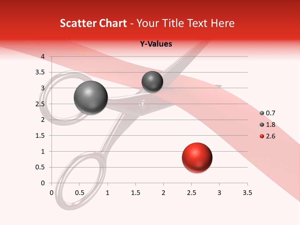 Success Scissors Cut PowerPoint Template