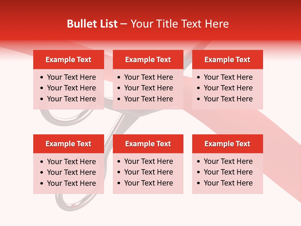 Success Scissors Cut PowerPoint Template