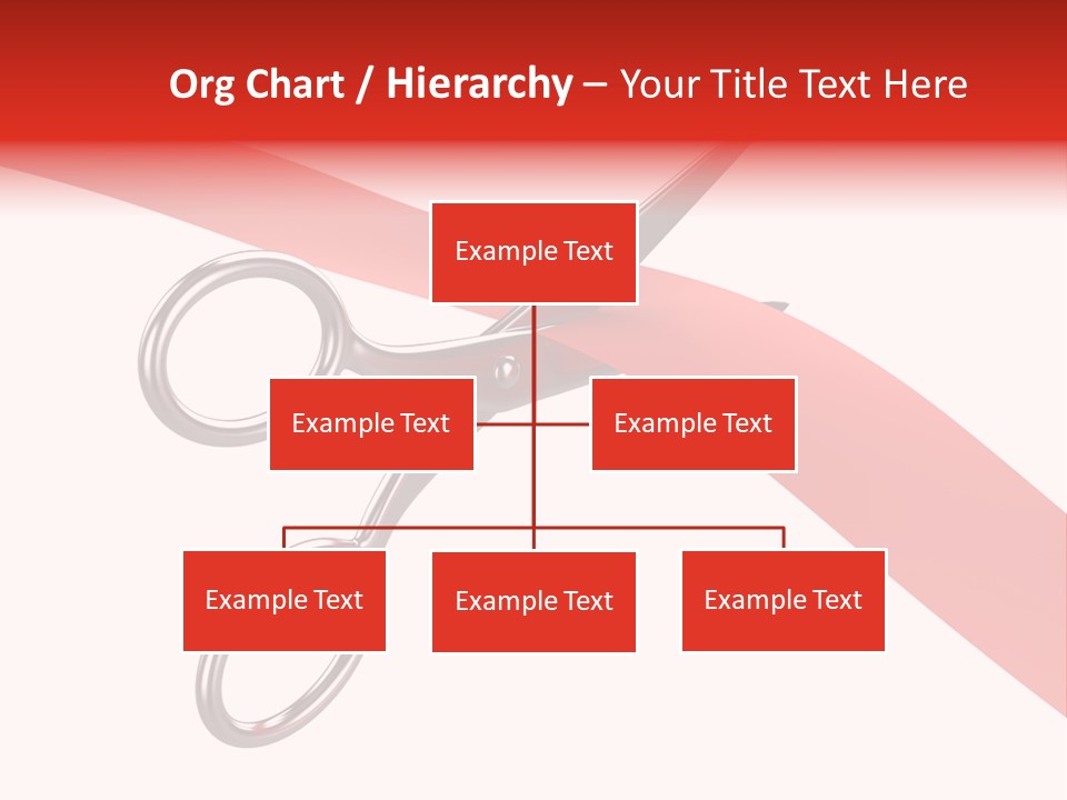 Success Scissors Cut PowerPoint Template