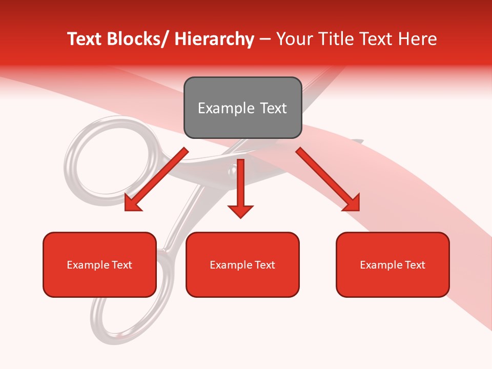 Success Scissors Cut PowerPoint Template