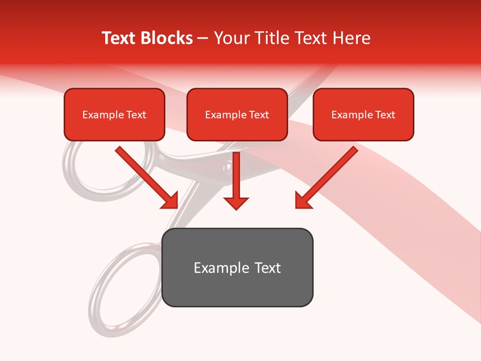 Success Scissors Cut PowerPoint Template