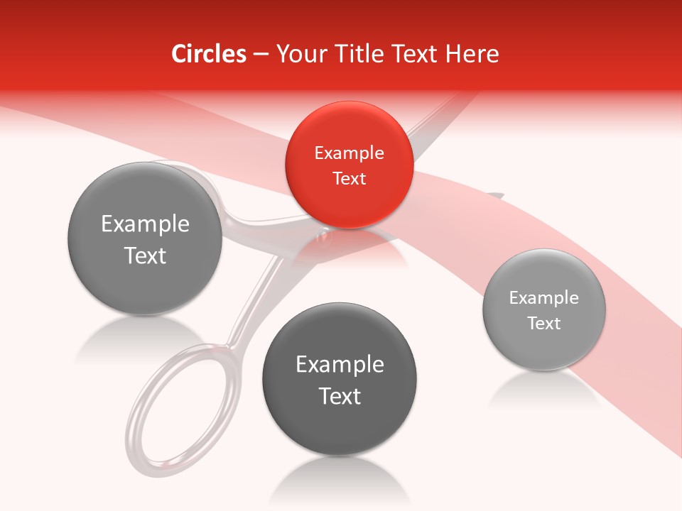 Success Scissors Cut PowerPoint Template