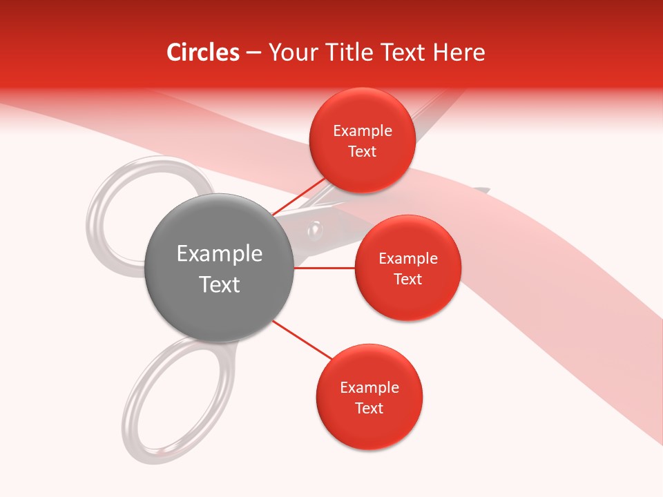 Success Scissors Cut PowerPoint Template
