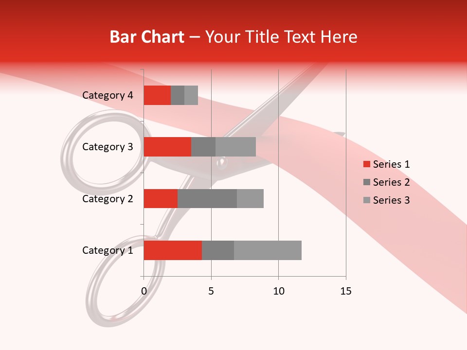 Success Scissors Cut PowerPoint Template